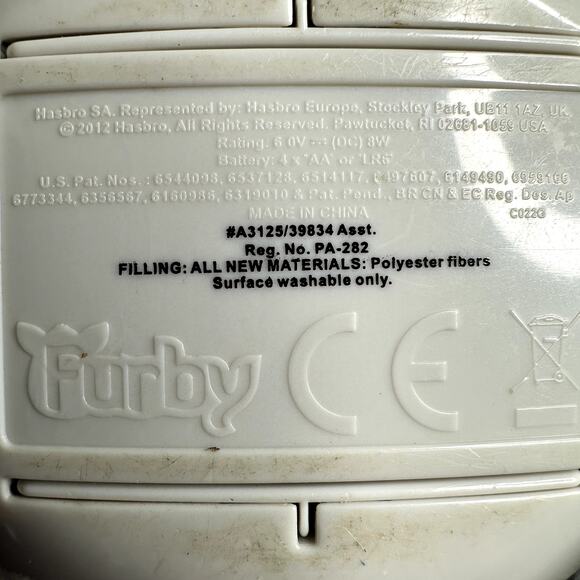 Hasbro 2012 Furby Boom Raincloud Grey Teal Blue Interactive Talking Tested - Picture 11 of 11